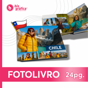 Fotobook Personalizado – Capa Dura | 24 Páginas | Couchê 210g | 29×20cm Couchê 210g 29x20cm 4x4 Laminação Brilho  Capa dura rígida personalizada