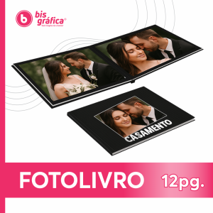 Fotobook Personalizado – Capa Dura | 12 Páginas | Couchê 210g | 29×20cm Couchê 210g 29x20cm 4x4 Laminação Brilho  Capa dura rígida personalizada